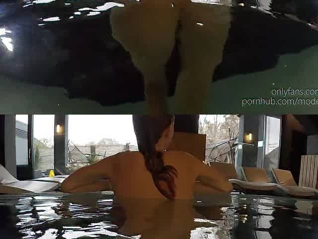 Risky Screwing in Public Sauna and Pool