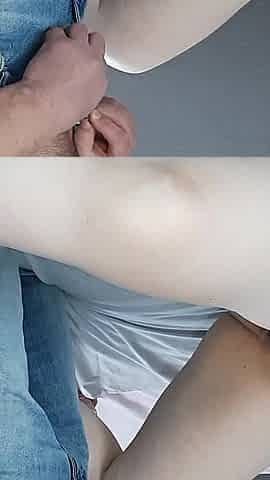 Lonely Neighbor Emilia Invited Me to Fuck Her Juicy Hairy Pussy.