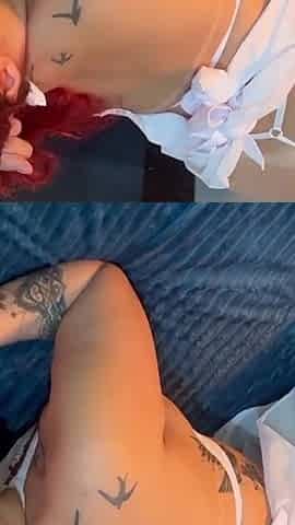 Redhead Nurse with Green Eyes Sucks Horny and Takes Deep Anal and Cum on Her Face
