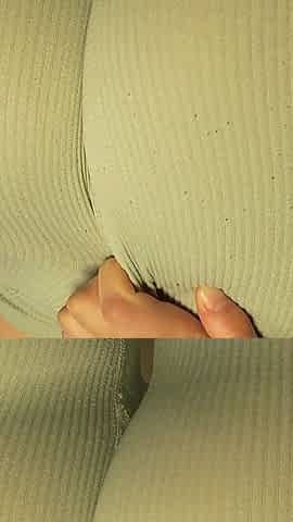 Indian Pregnant Stepmom Camel Toe Pussy Doing in Blue Leggings and Masturbating Then Playing with Her Panties and Big Tits