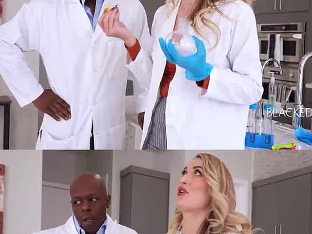 White Coat, Ebony Meat (Scientifically Large, Historically Thick) - Natalia Starr - BlackedMa