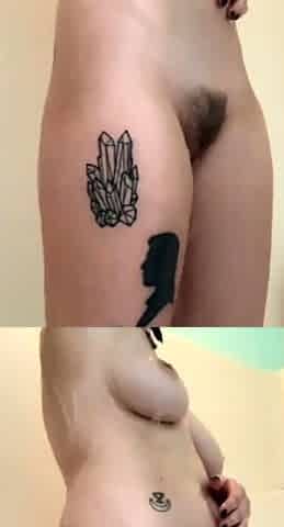 Amateur striptease and Solo masturbation