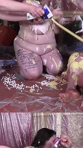 Wet and Messy Food Play