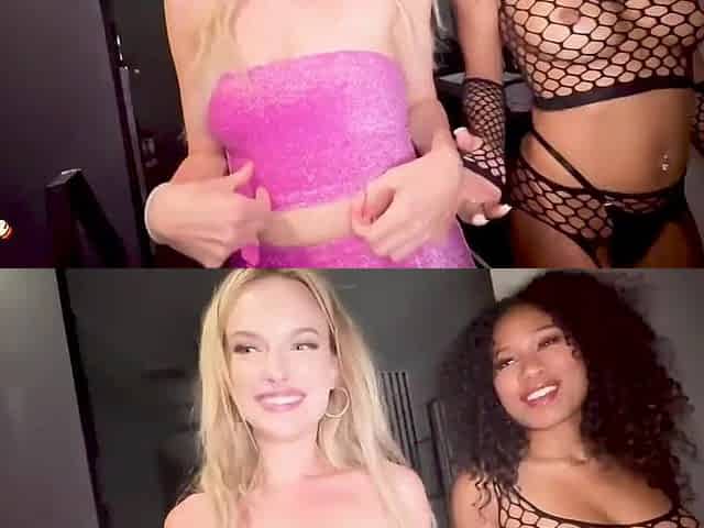 two Gorgeous Gals Get Picked Up at the Bar w/ Skyla Sun & Lindsey Lakes