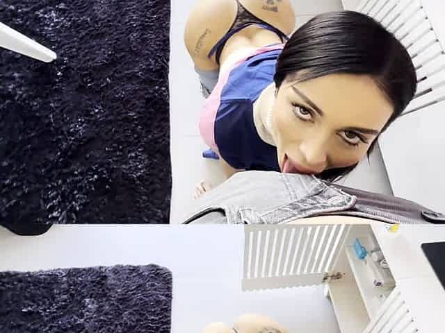 Cheating on My Wife with a Busty Maid - Lana Myers