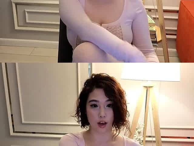 Naughty Asian milf Julia solo masturbation close up