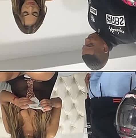 Naughty Married Woman Waited for Her Husband to Leave to Give Her Ass to the Black Delivery Guy