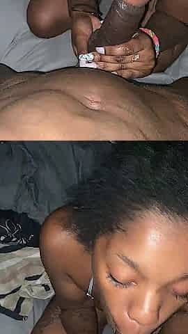 HAWT BLACK CHOKLAT-TEE GARGLEZ 3-G BBC FOR HER OWN ENJOYMENT