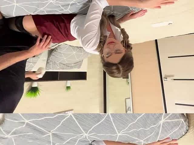 Massage for my step sister ended with a good hard fuck.