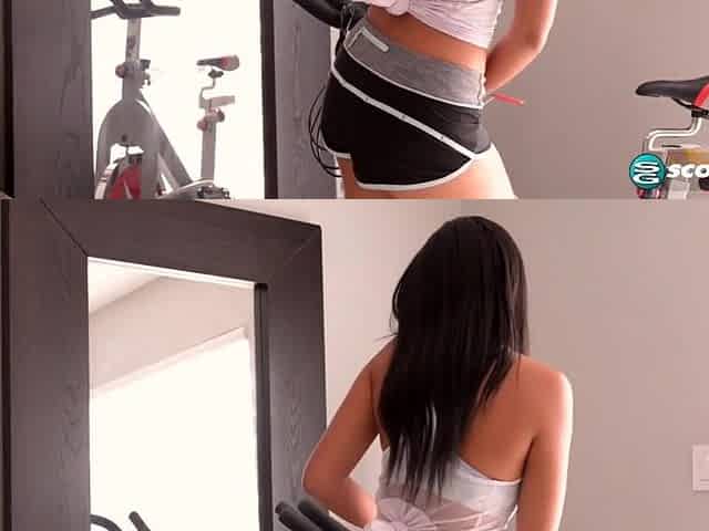Berlyn's workout turns into a vagina workout