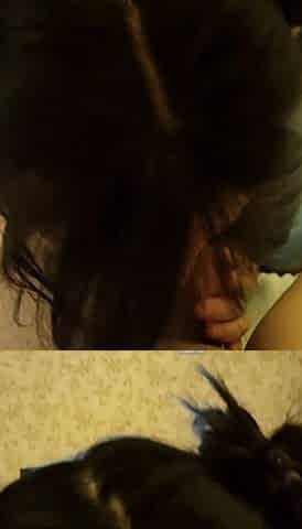Amateur Blonde Blowjob handjob and cumshot