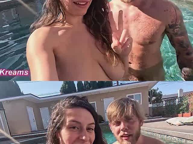 Underwater Suck and Bang! Getting Used in the Pool by Large Knob - Chloe Kreams, Steve Rickz