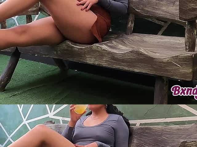 Hot Lalin girl playing at home