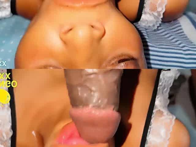 Beautiful Kenyan Ebony Maid Deep-throat - Trailer