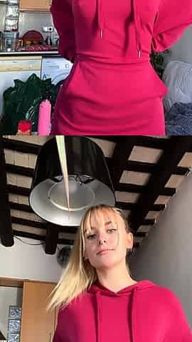 Busty blonde mature solo masturbation for webcam