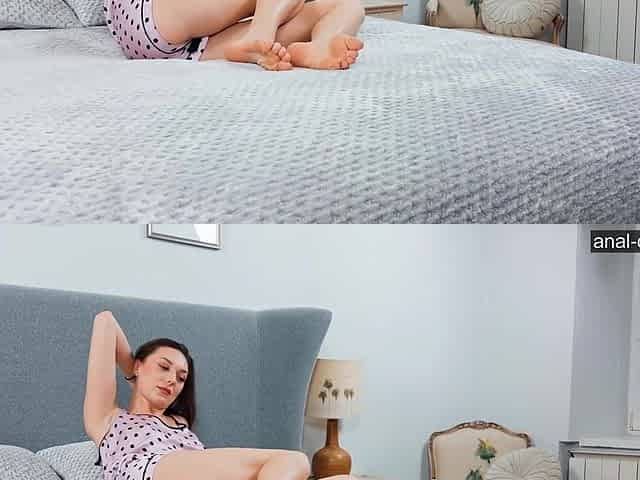 Jolene Summers tries sextoy in her butt