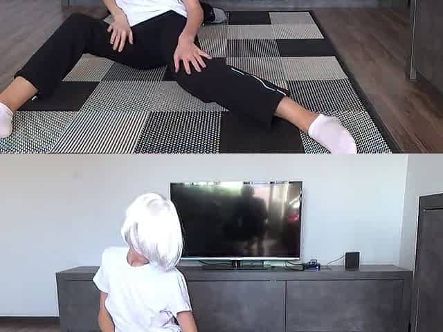 that guy licked my holes and banged my butt ... I wish greater quantity ...
