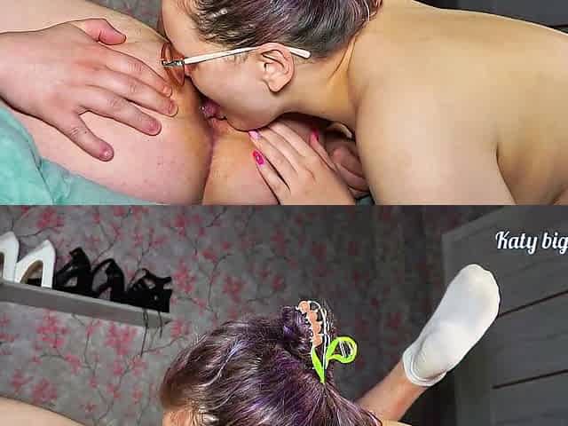 Watch what this babe's doing with his butt