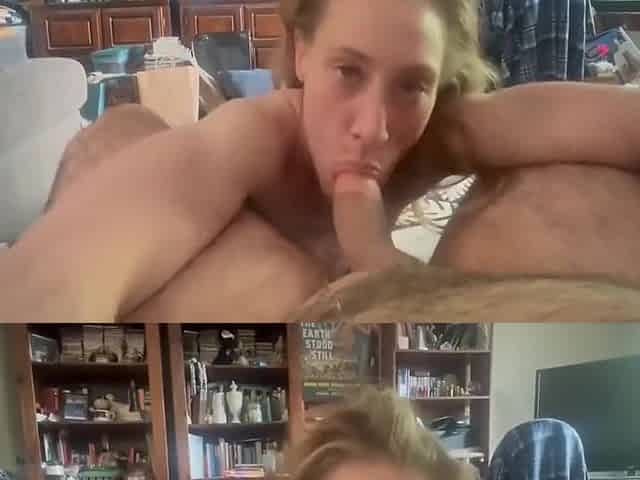 This Blonde Half My Age Shows Up Ready To Blow