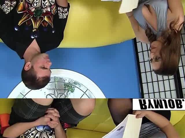 RYMJOB - Breasty Aged Boss AssLicking Pervert