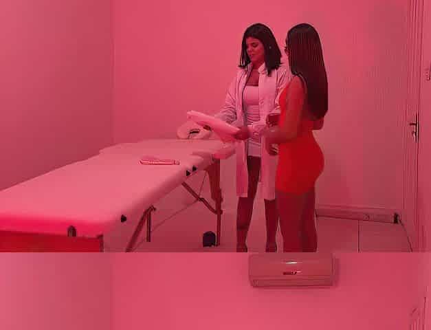 My massage therapist recorded my session with a cheerful ending.