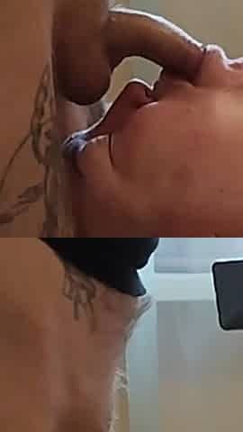 I Jerk off My Dick and Shove It Down My Mother-in-law's Throat and Then Cum in Her Mouth