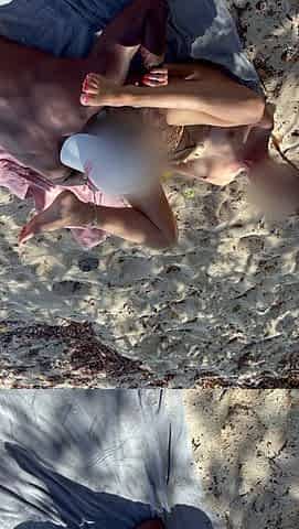 WOW HE ME IN ALL POSITIONS ON THE BEACH