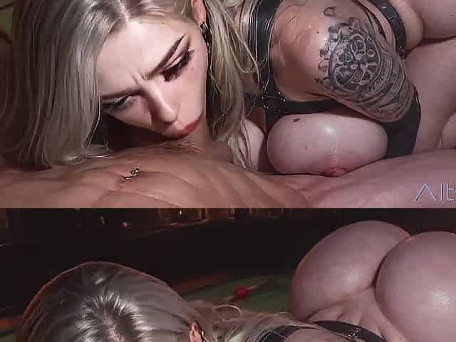 Inked Beauty Billiard Hall Coarse Screw & Facial [AI]