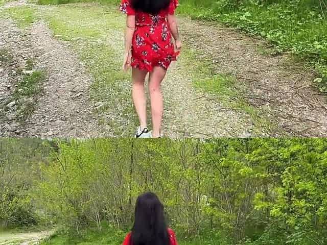 Pov Roadside Debauchery Wet Pleasure By The River With Des Ires