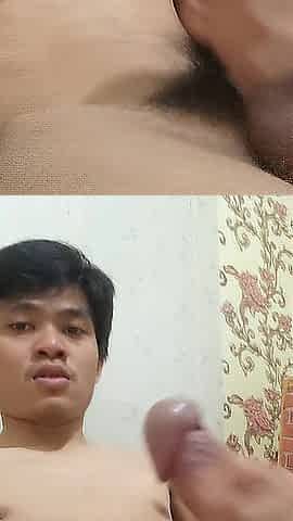 Oriental Males Large Shlong Masturbation In Home