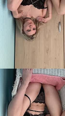 Blonde Girlfriend Decide to Start Camming