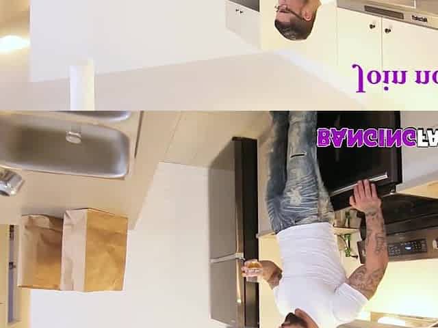 Screwing Family - A Hawt Step Mama Drilled by her Step Son in the Kitchen