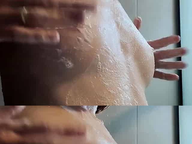 College Teen Anal Solo in Bathroom