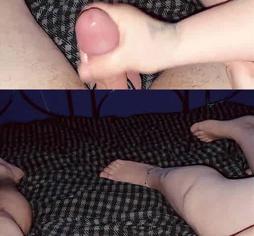 Admirable tugjob priceless feet