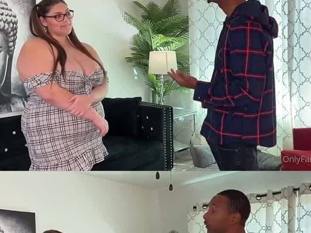 BBW slut jaw-dropping porn video