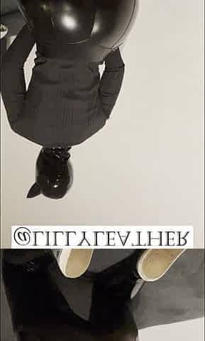 Latex Kitty Has Some Fun with Her Dildo