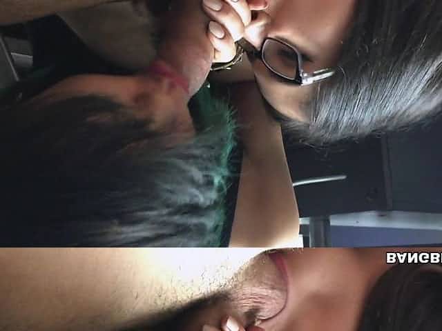 Double blowjob by Asian best friends Taylor Reed and Saya Song