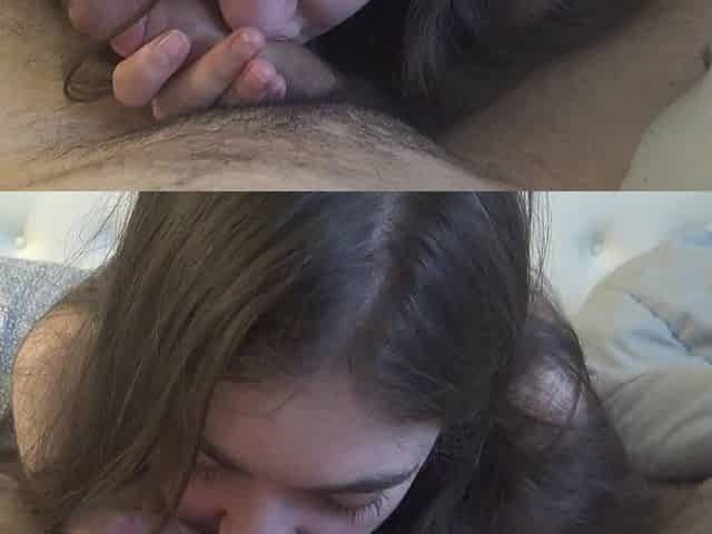 POV Messy Teen Blowjob