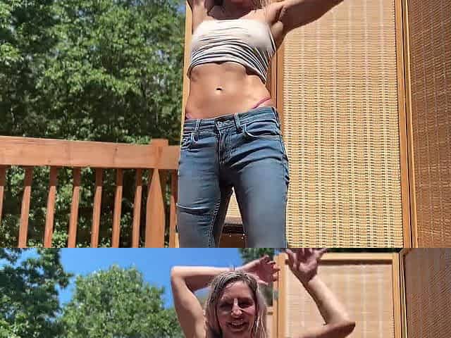 Whale Tail Jeans and Disrobe JOI Lora Solo