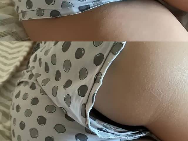 KOREAN SAMOAN GF GETS WOKEN UP WITH DOGGY HARD FUCK AND A CREAMPIE CUMSHOT