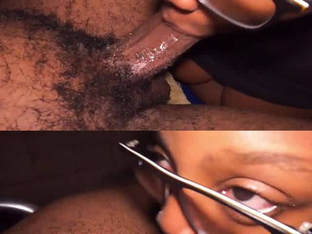 Stepdad U Are so Quiet Fix My Glasses I'm Eating This Dick with Tongue Out Facial Cum Is My Face Skin Product - Mastermeat1