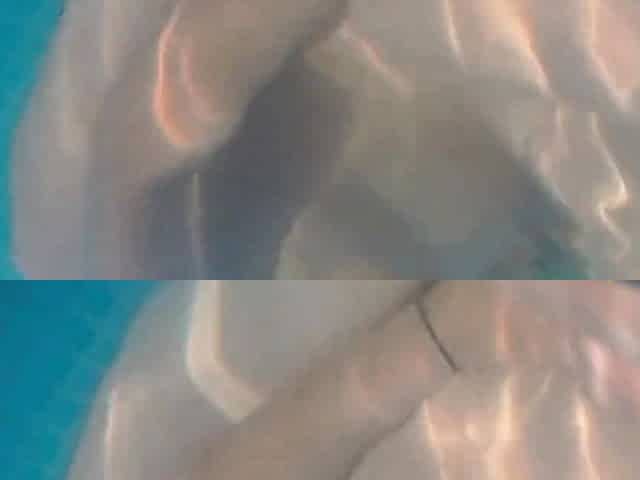 Skinny Dipping and Teasing in the Garden Pool - Amateur Teen