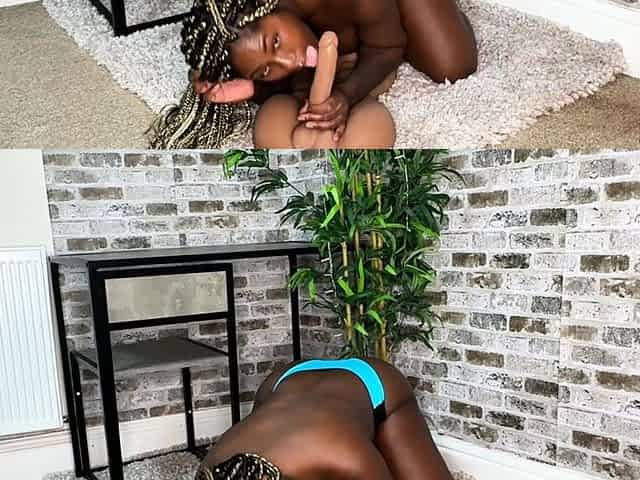 Testing My New Toy ~ Solo Ebony Fun & Orgasm with Xeinna