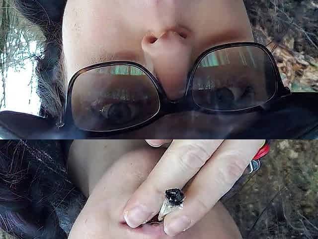 Nerdy Faery Has a Smokin' and Pee Fetish
