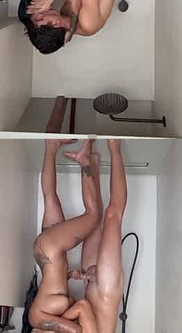 Wild Sex in the Shower with My Wife Busty Rarabe- Yasmina Khan