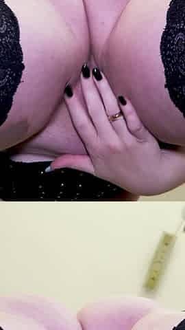 Close-up View of Nicole Bunny's Pussy