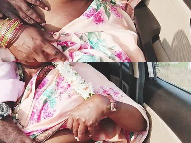Car Sex, Episode -1, Part - 4, Telugu Dirty Talks. Silk Aunty with Boyfriend