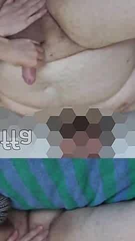 Stepdaughter Giving Stepfather a Nice Handjob with a Bit of Anal Fingering. Just Like He Likes It