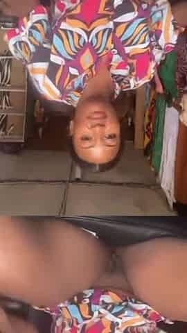 Public Masturbation of a Horny Mama Playing Her Fat Pussy in Her Shop for Her Lover