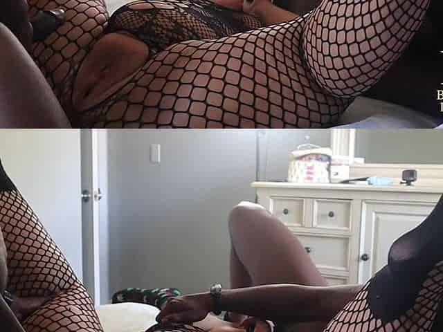 Big Booty Tee Tee PAWG Gets Cracked by Two Bbcs